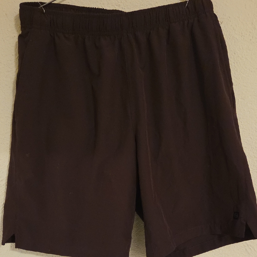 Layer 8 Men's Dark Brown Athletic Shorts